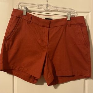 J. Crew, size 10, burnt orange shorts